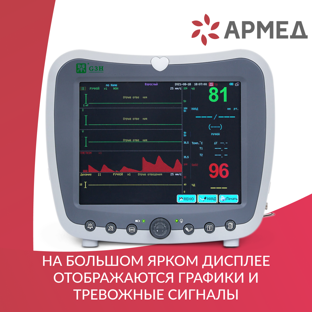 Прикроватный монитор g3h