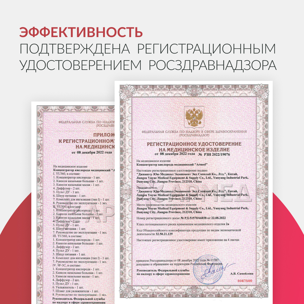 Концентратор кислорода Армед 7F-5BW 