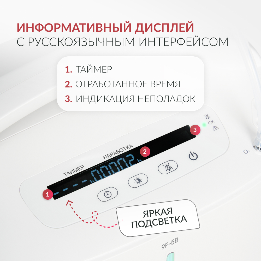 Концентратор кислорода Армед 9F-5B 